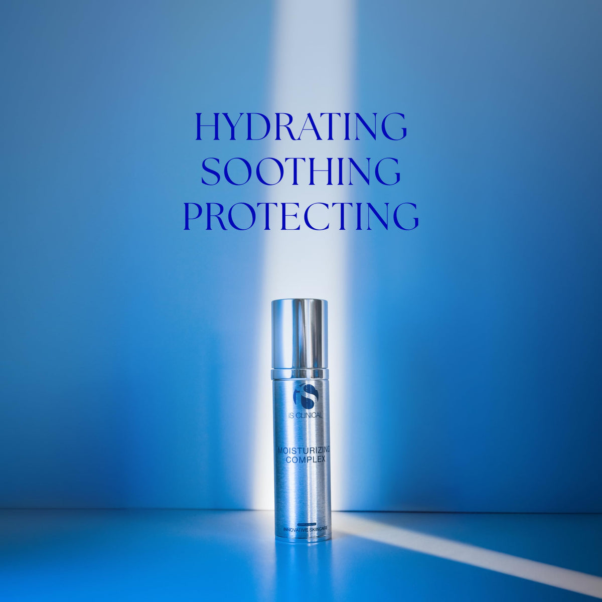 iS CLINICAL dispensing pump showing controlled dosage and ease