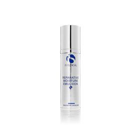 iS CLINICAL front packaging shot showing the reparative moisture emulsion and hydrating benefit