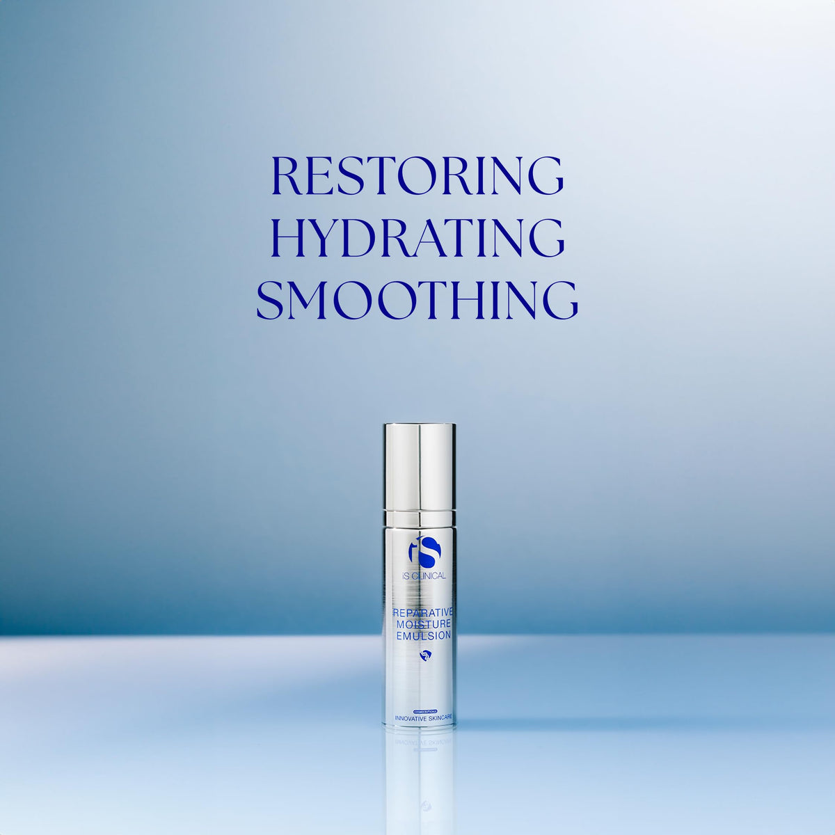 iS CLINICAL dispensing emulsion from pump demonstrating easy application benefit