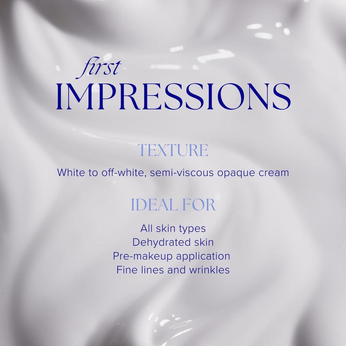 iS CLINICAL close-up of moisturizer texture highlighting smooth hydration