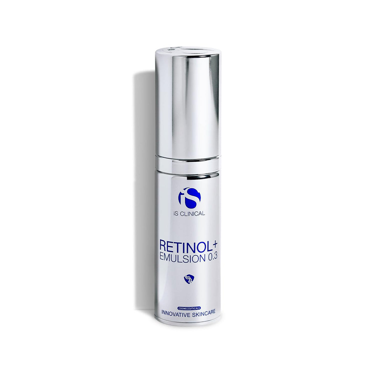 iS CLINICAL front packaging showing sleek bottle and label for confident selection