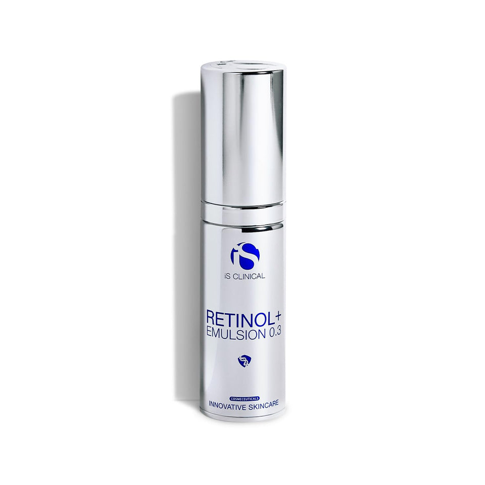 iS CLINICAL front packaging showing sleek bottle and label for confident selection