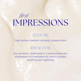 iS CLINICAL Sheald Recovery Balm creamy texture close-up illustrating rich moisture