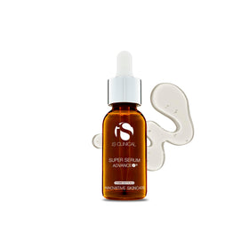 iS CLINICAL front packaging showing bottle and label, conveys premium skincare