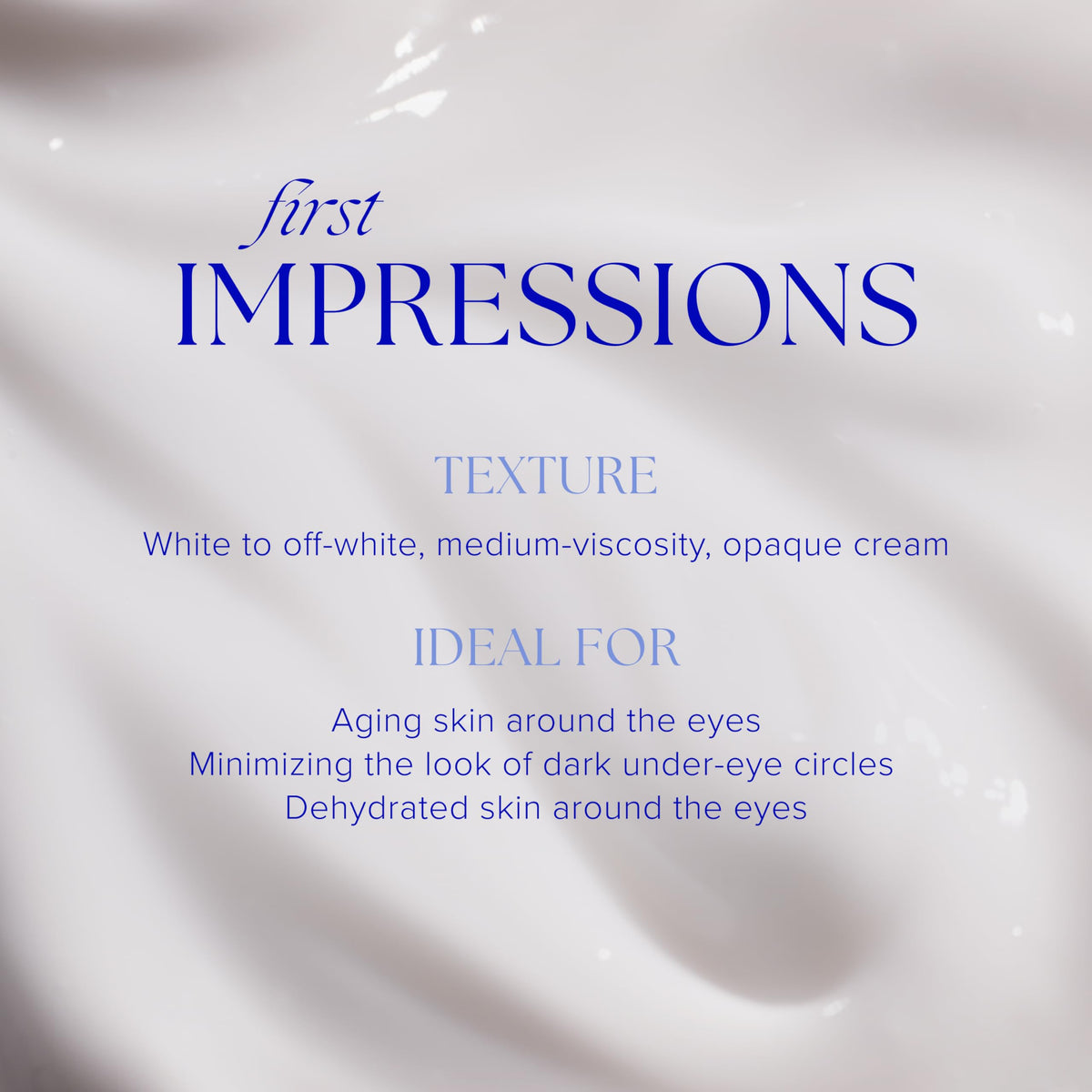 iS CLINICAL texture close-up highlighting smooth cream for fast absorption