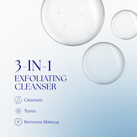 iS CLINICAL cleanser on bathroom counter in routine setting showing daily prep benefit