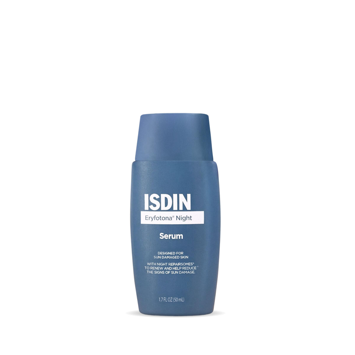 ISDIN bottle front packaging showing clean serum benefits