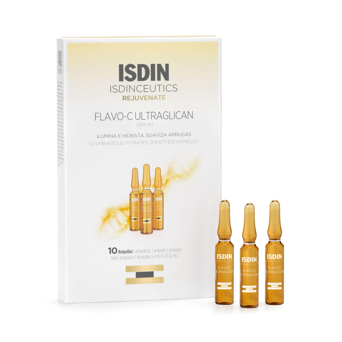 ISDIN front packaging showing product and benefits