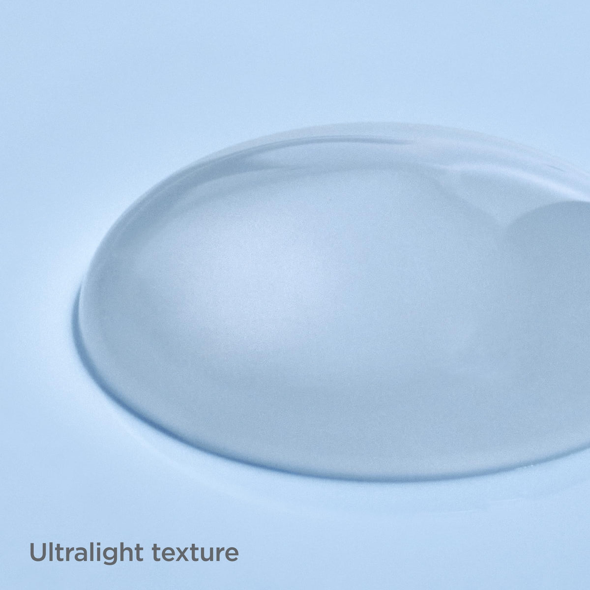 ISDIN gel-serum texture close-up showing quick absorption benefit