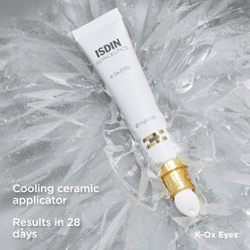 ISDIN product held in hand to show 0.5 oz scale and travel-friendly size