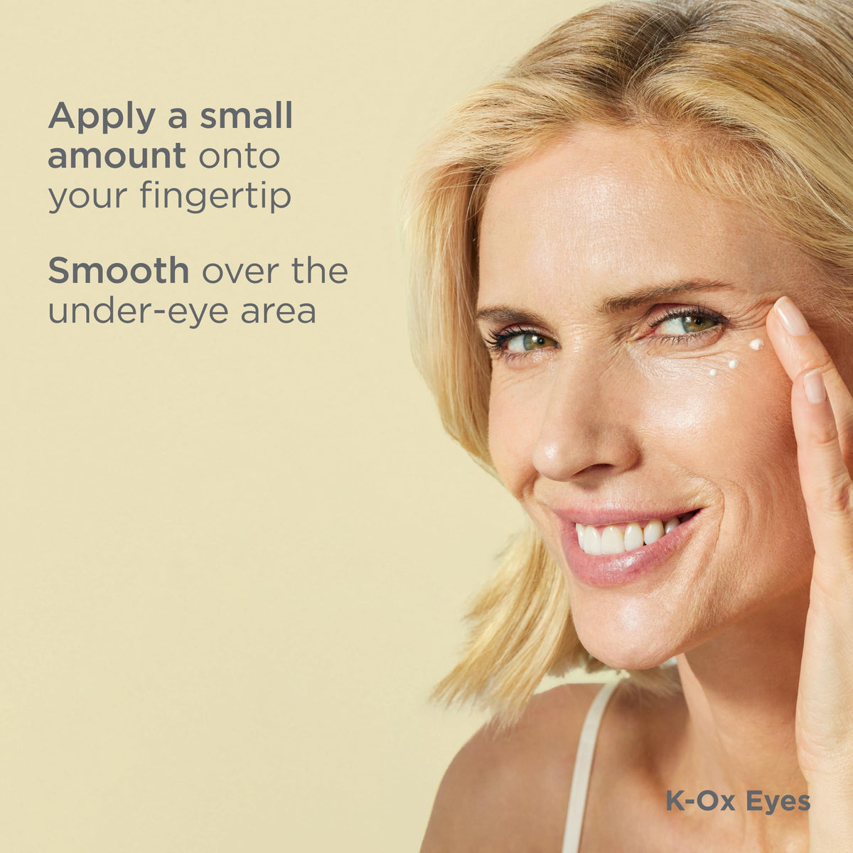ISDIN ingredient callout showing hyaluronic acid and vitamin K oxide benefits