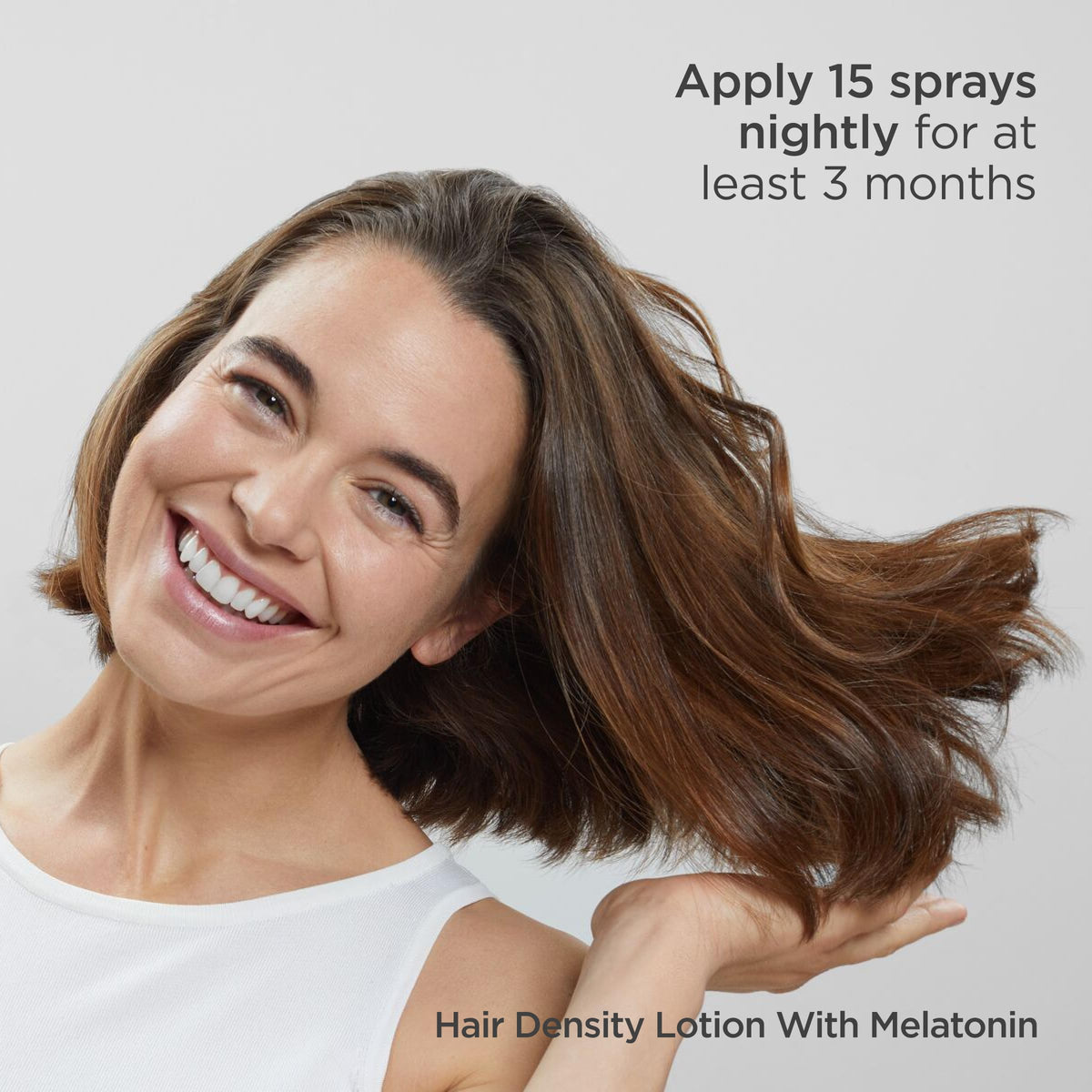 ISDIN Lambdapil being applied to scalp demonstrating targeted application benefit