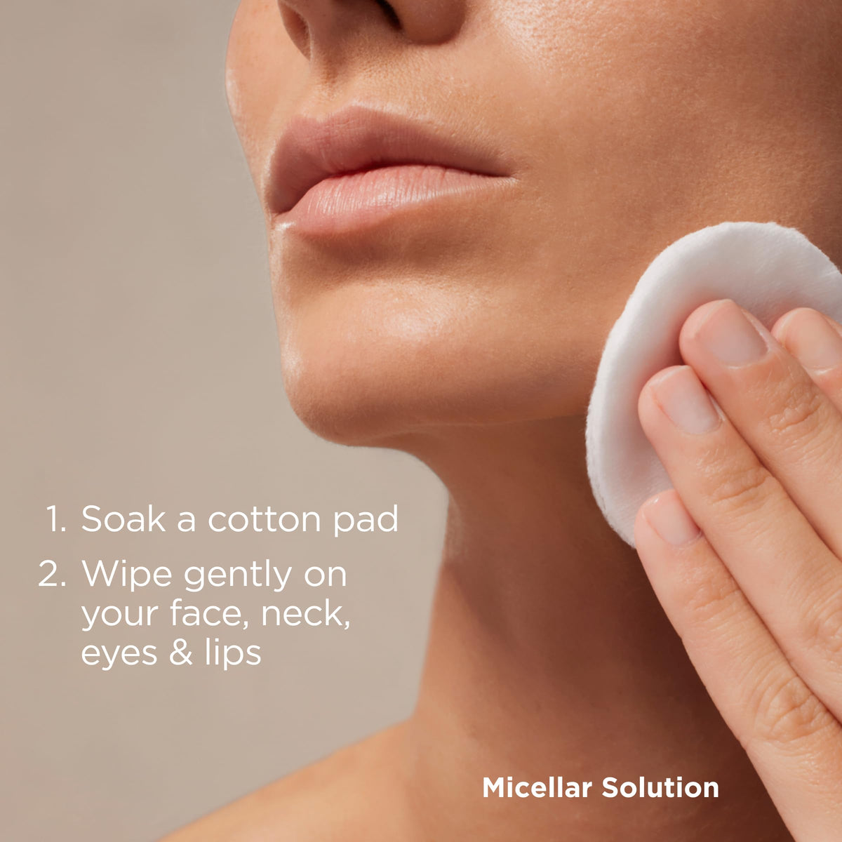 ISDIN micellar label close-up showing hypoallergenic and 0% alcohol benefit