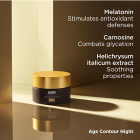 ISDIN on a nightstand setting, suggests effortless nightly routine benefit
