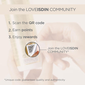 ISDIN product placed on bathroom counter suggesting daily skincare routine compatibility