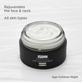 ISDIN beside hand for scale, shows compact 1.8 oz size and travel-friendly benefit