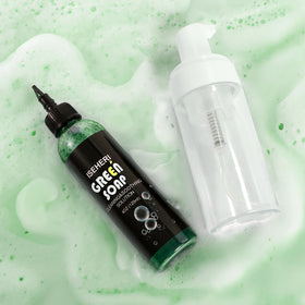 iseheri concentrate texture close-up demonstrating thick clear solution for dilution