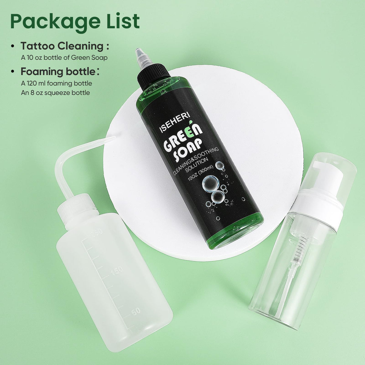 iseheri foaming bottle producing foam for faster application