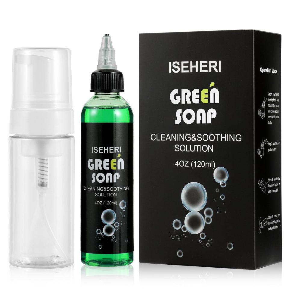 iseheri front label on 4oz bottle showing product name and clarity benefit
