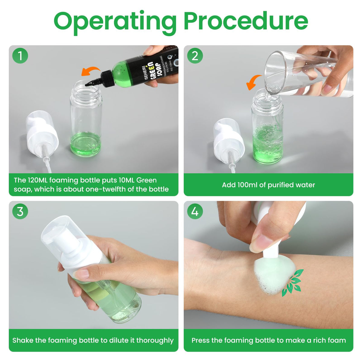 iseheri in-studio cleaning scene used by artist for controlled skin prep