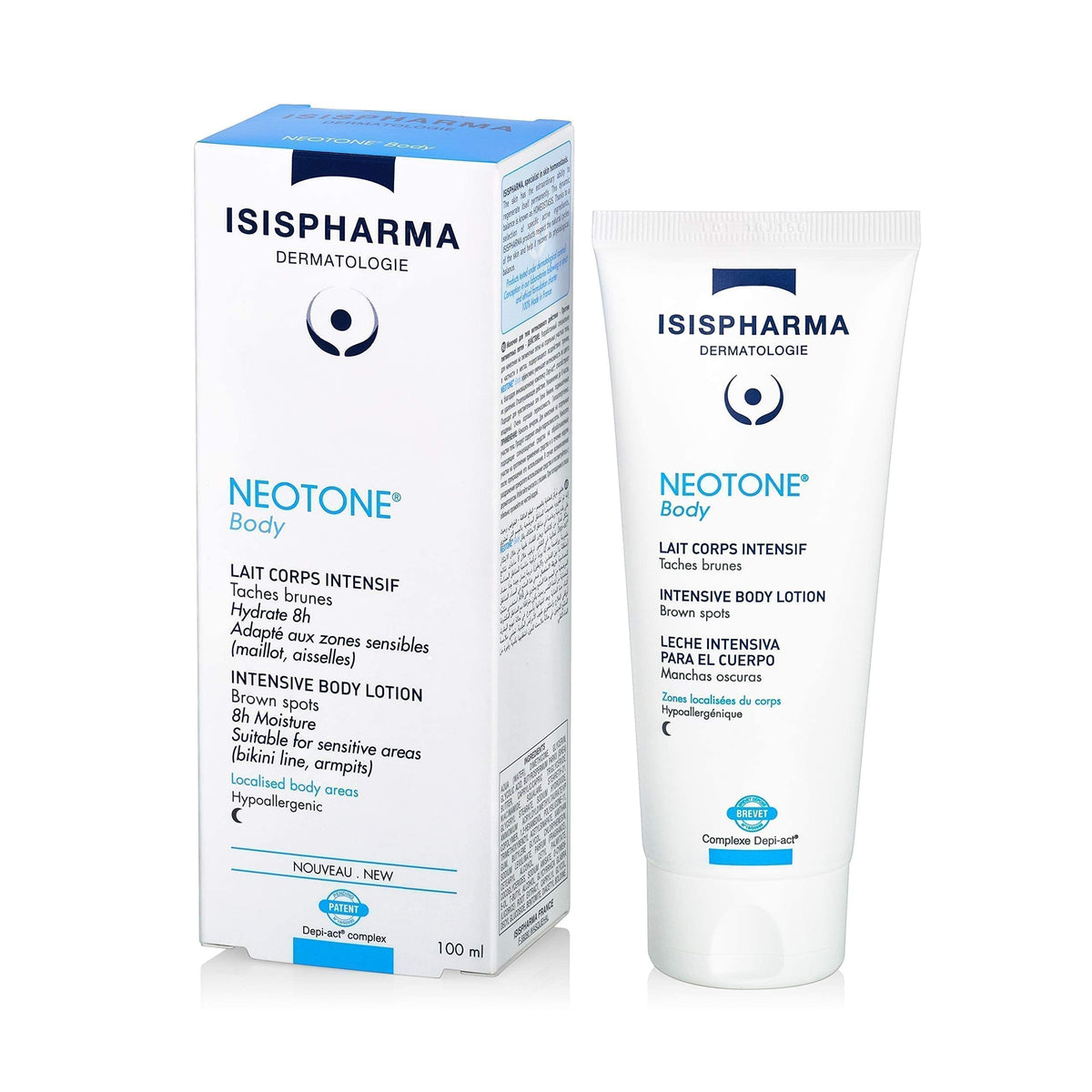 IsisPharma being applied to underarm demonstrating targeted care and reduced irritation benefit