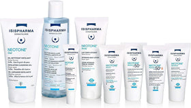 IsisPharma bottle in a summer lifestyle scene showing refreshing summer hydration benefit