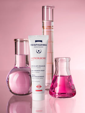 IsisPharma staged daytime routine with sunscreen illustrating daytime protection benefit