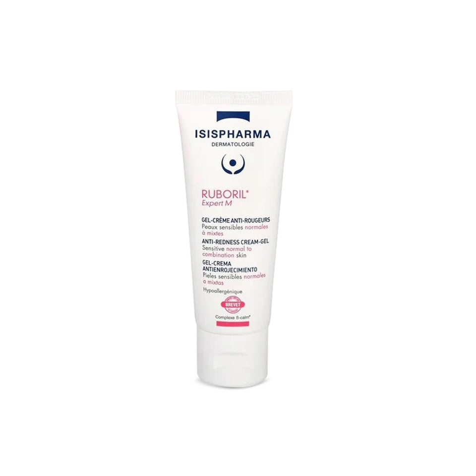 IsisPharma RUBORIL Expert M front tube showing label and 40ml size for clear identification