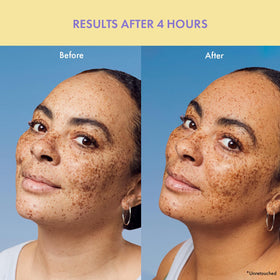 Applying Isle of Paradise drops to face demonstrating natural-looking glow