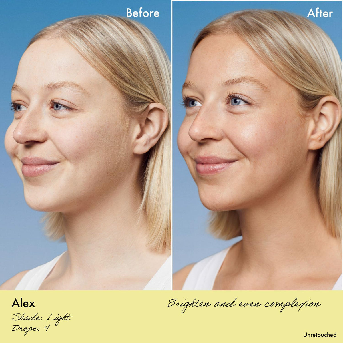 Isle of Paradise dropper with liquid close-up showing blendable texture benefit