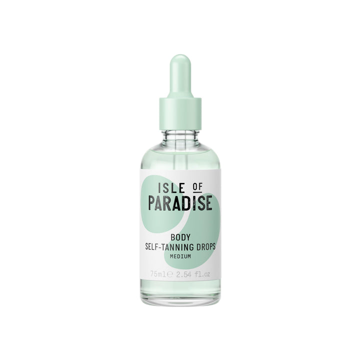 Isle of Paradise front bottle showing label and size benefiting quick identification