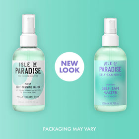 Isle of Paradise spray nozzle close-up demonstrating fine mist for even coverage