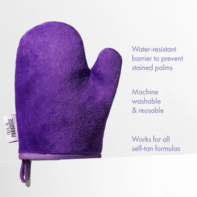 Isle of Paradise mitt backside detail with secure fit and control