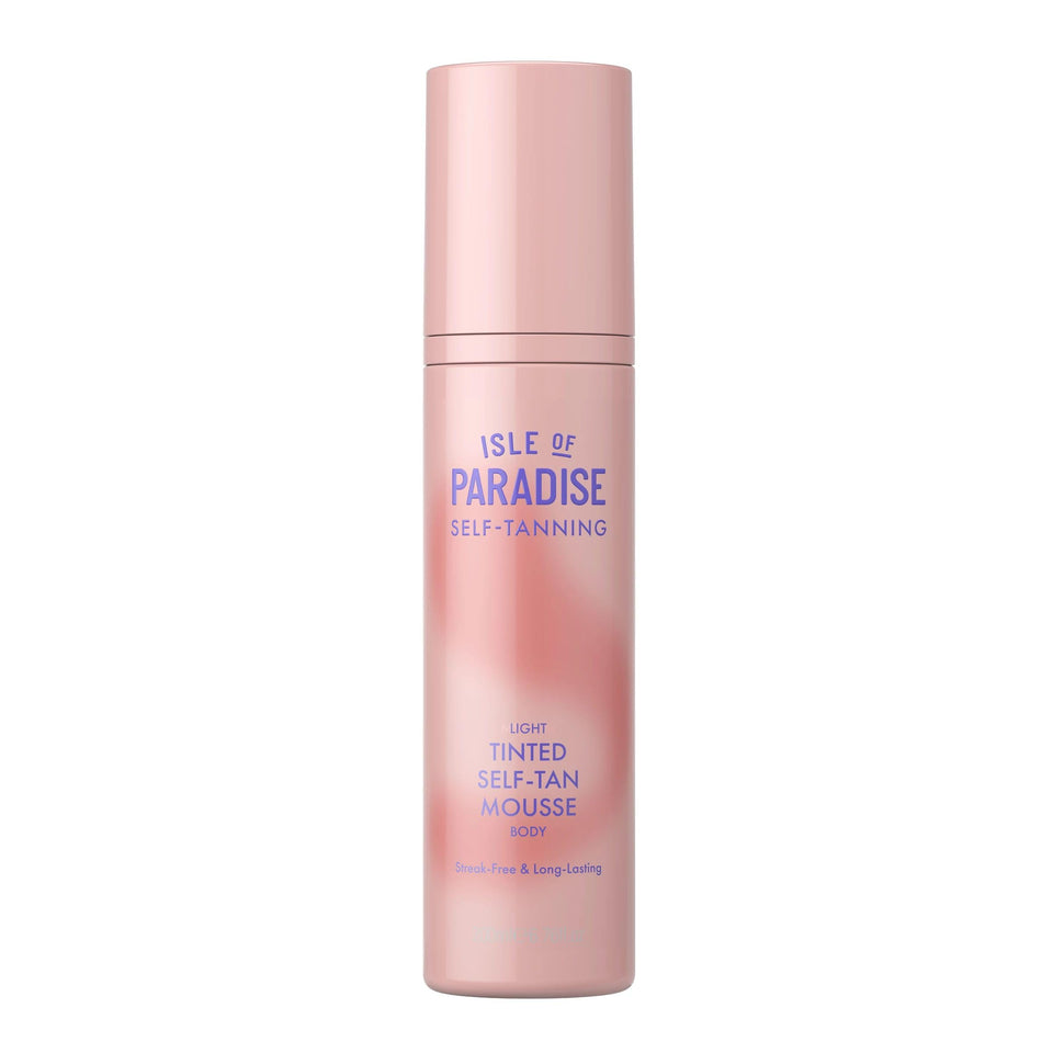 Isle of Paradise front packaging showing product and easy-to-use benefit