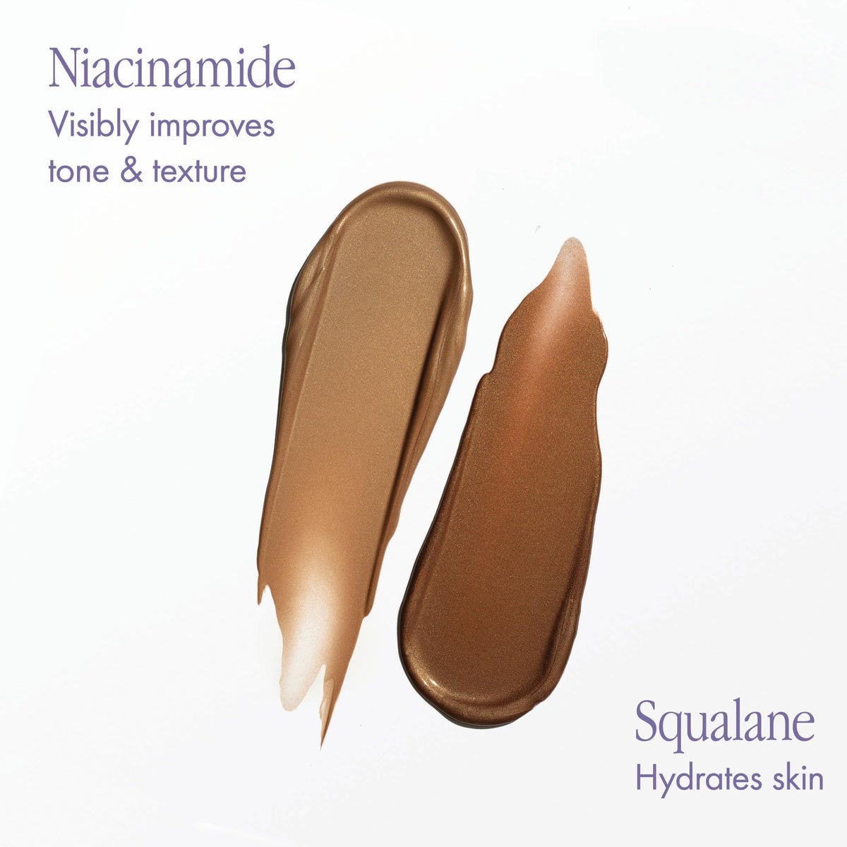 Isle of Paradise close-up niacinamide ingredient emphasizing tone-evening benefit