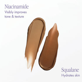 Isle of Paradise close-up niacinamide ingredient emphasizing tone-evening benefit