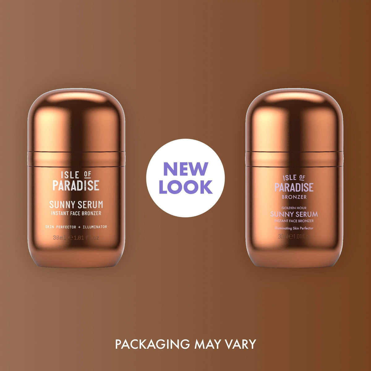 Isle of Paradise Sunny Serum pump detail highlighting easy dispensing and control