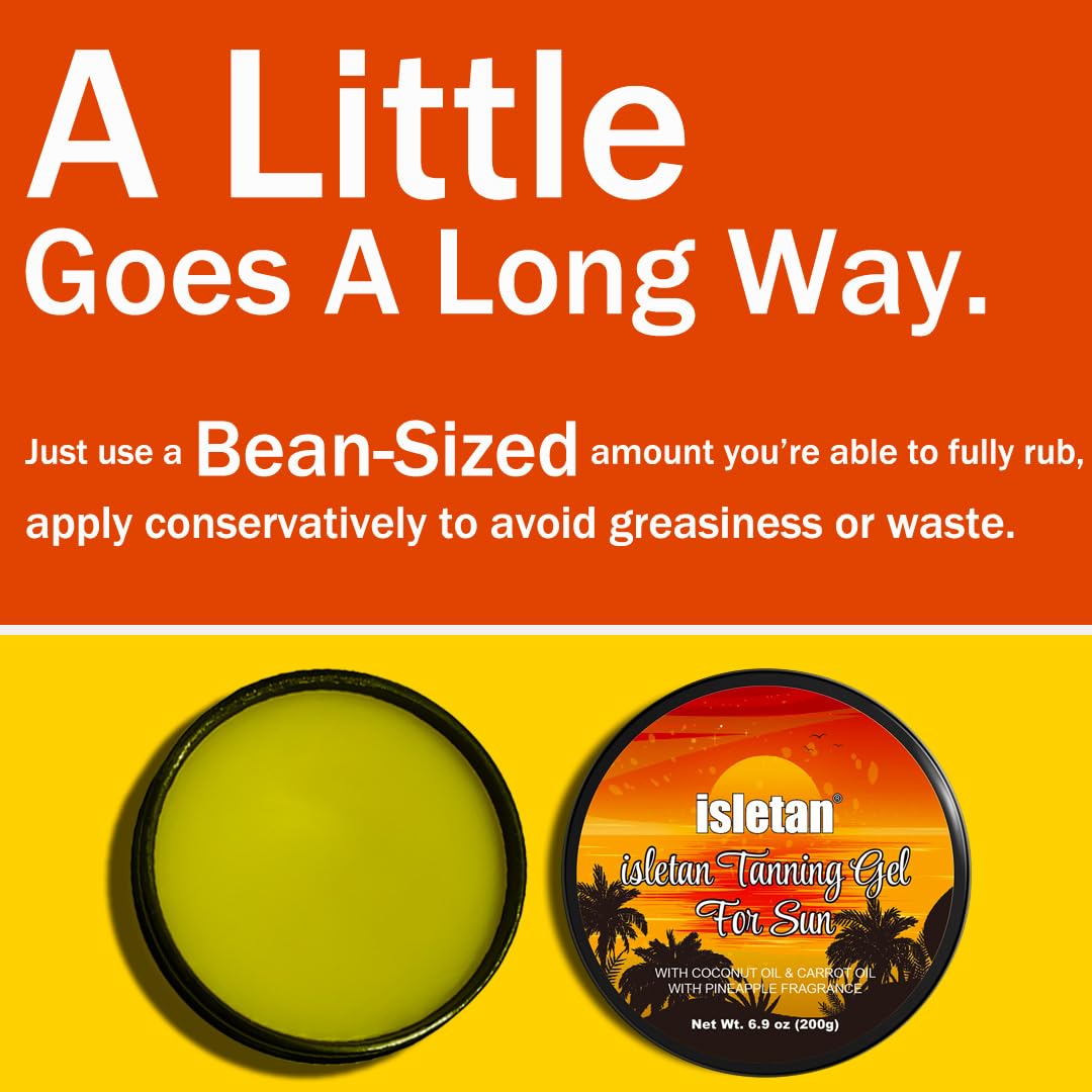 isletan open jar texture highlighting smooth gel for fast absorption