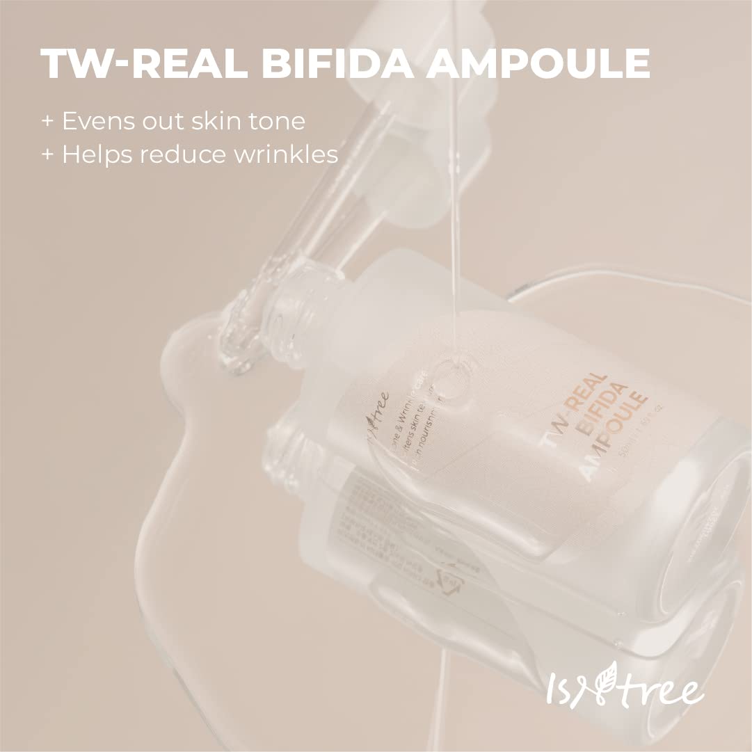 IsNtree ampoule texture close‑up drop highlighting lightweight, fast‑absorbing hydration