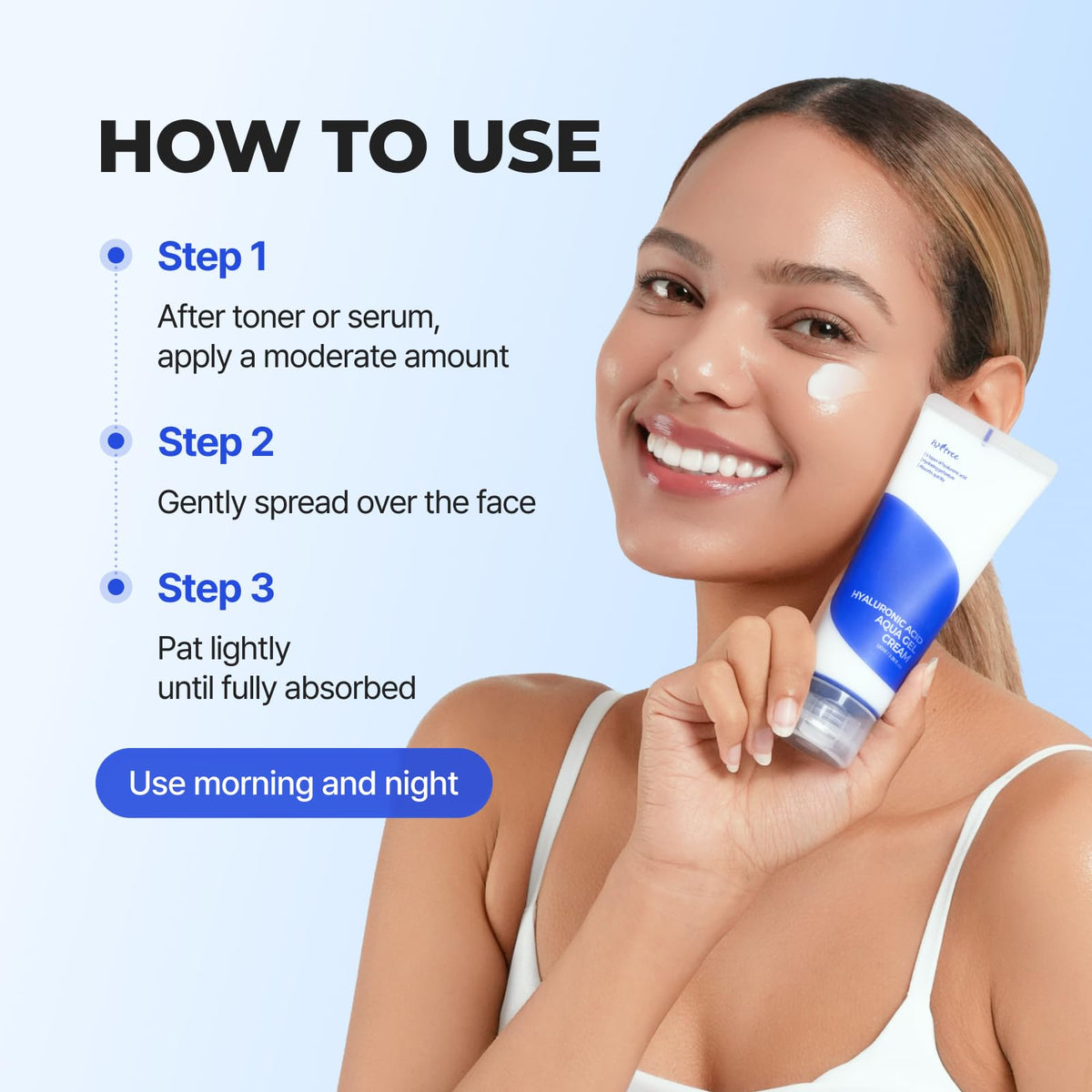 IsNtree in morning routine scene showing layering under sunscreen benefits