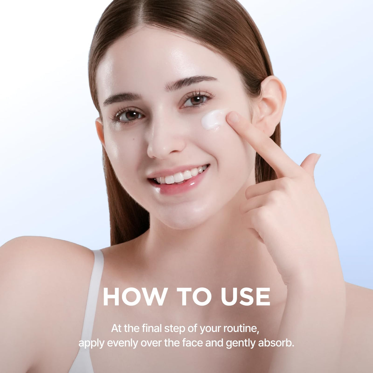 IsNtree cream with hyaluronic graphic illustrating multi-depth hydration