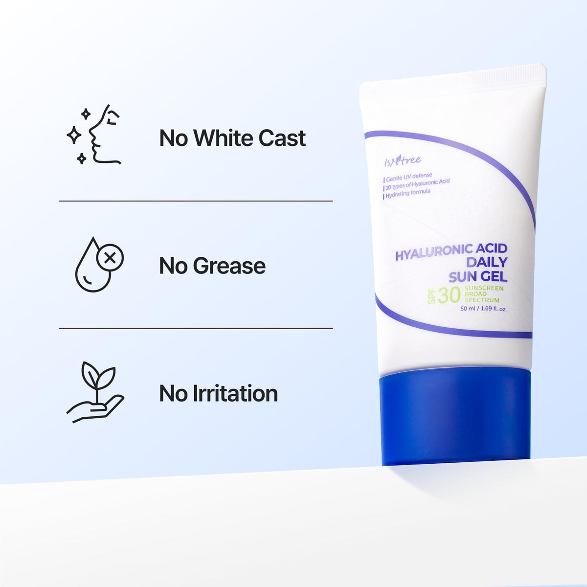 IsNtree dispensing gel from tube demonstrating easy pump use