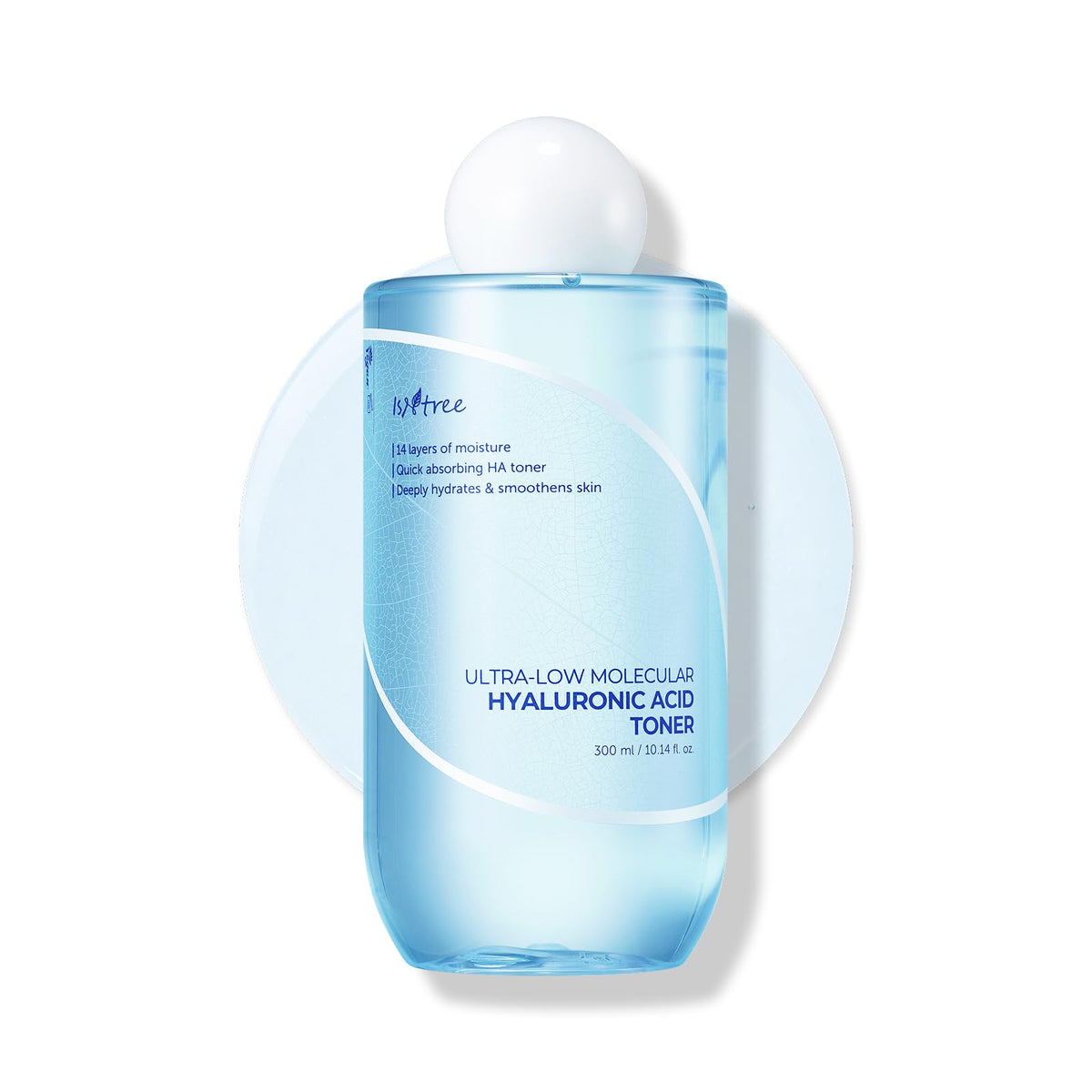IsNtree front bottle showing hydration-focused packaging and benefits