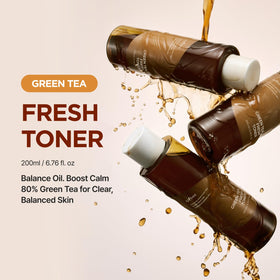 ISNTREE toner pouring watery texture for fast absorption and lightweight hydration