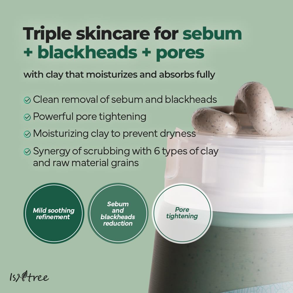 IsNtree mugwort leaves next to product highlighting natural calming ingredient benefits