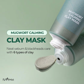 IsNtree close-up of mask texture showing creamy clay and easy spreadability benefit