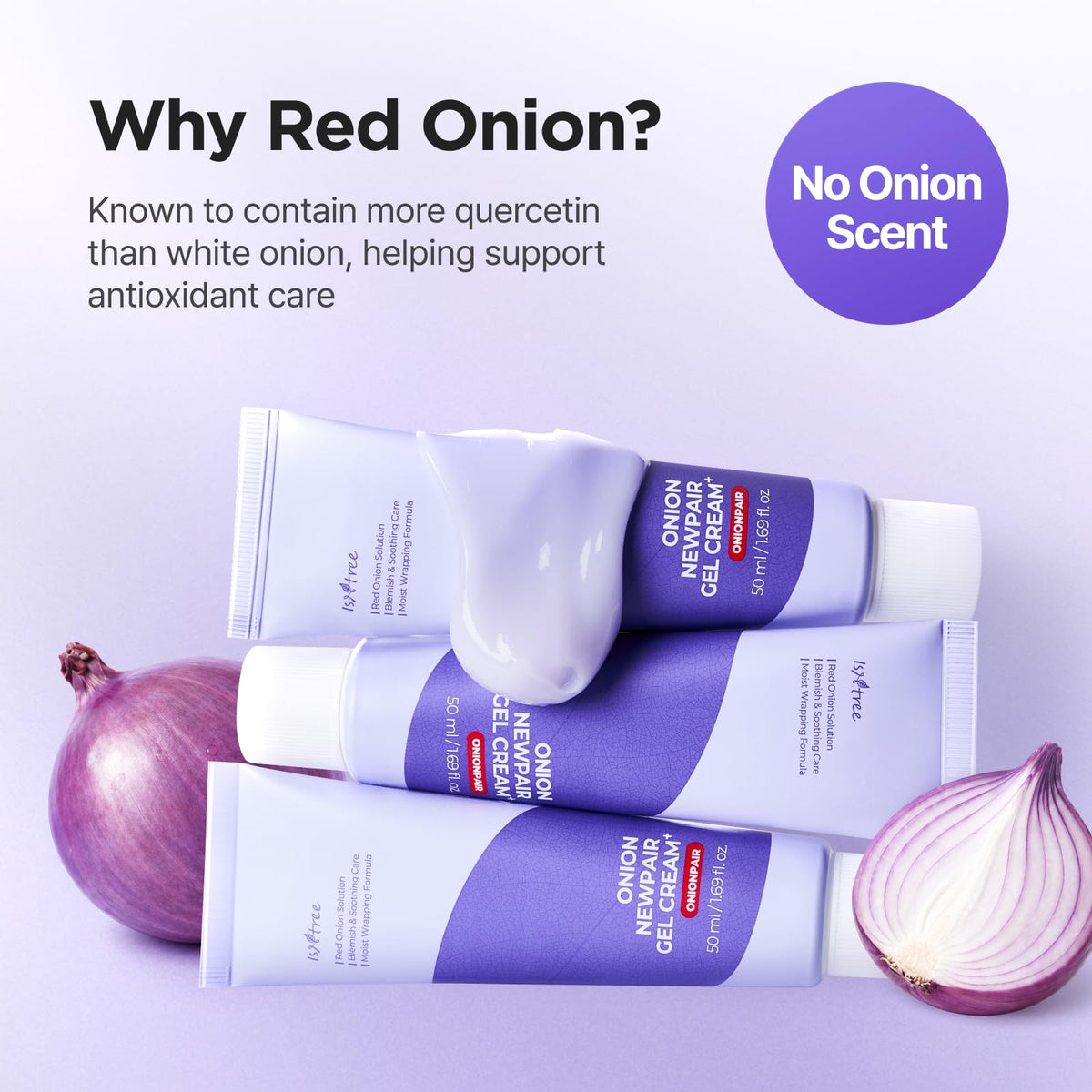 IsNtree red onion extract ingredient shot highlighting antioxidant support benefit