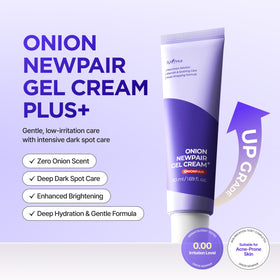 IsNtree gel-cream texture close-up showing lightweight hydration feel benefit