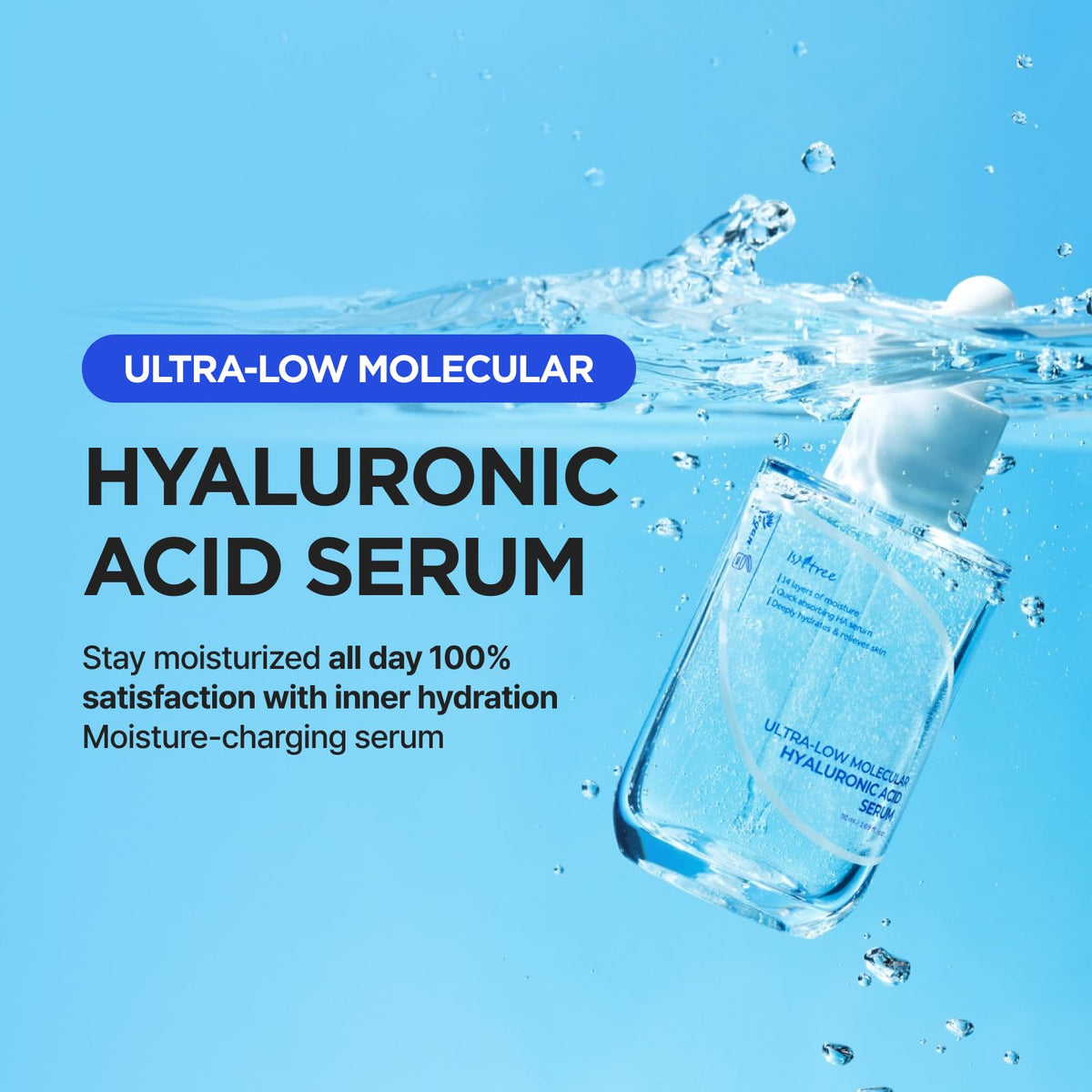 ISNTREE dropper detail releasing clear serum for precise application