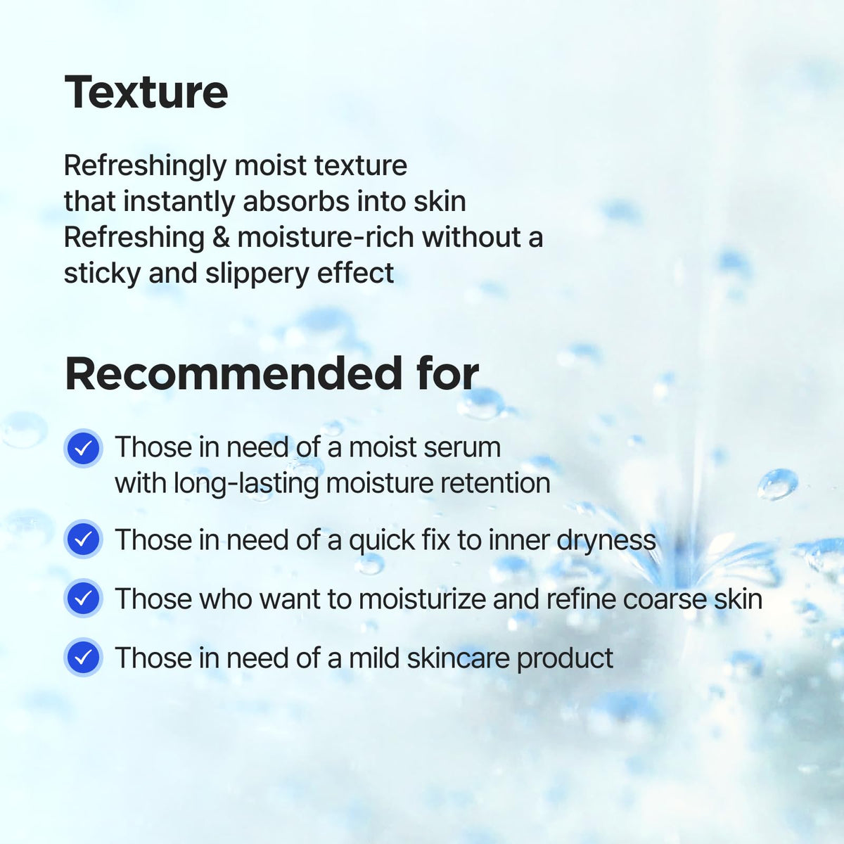 ISNTREE sea water ingredient visual emphasizing natural mineral hydration